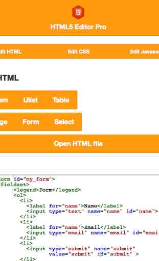 HTML5 Editor Pro 1