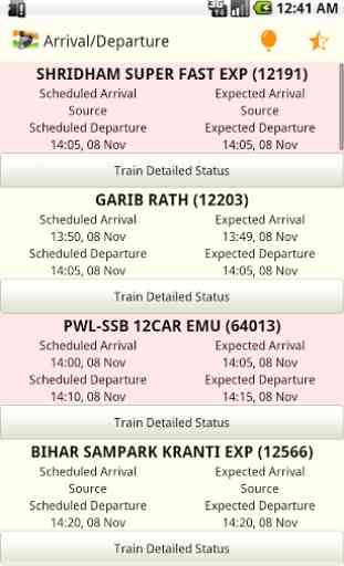 Indian Train Info App - Disha 3