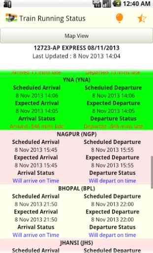 Indian Train Info App - Disha 4