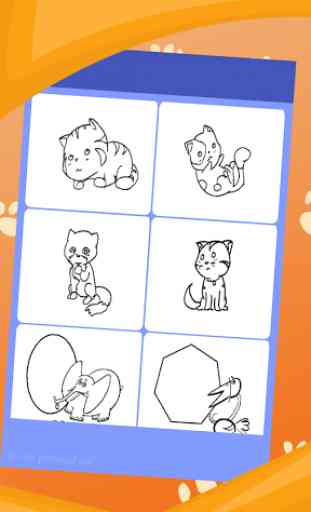 kids coloring and drawing cat 2