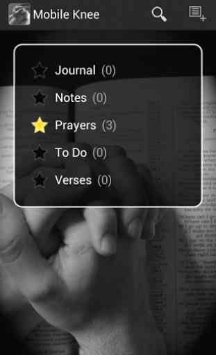 Mobile Knee - Prayer List 1