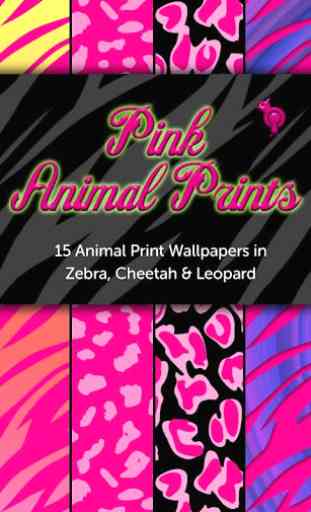 Pink Animal Prints Wallpapers 1