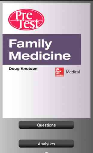 PreTest Family Medicine 1