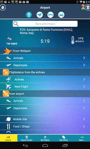 Rome Airport + Radar FCO 2