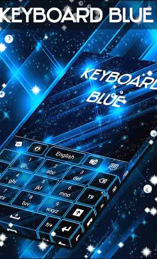 Theme Blue Neon For GO 4