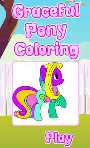 Coloring Game-Pony 1