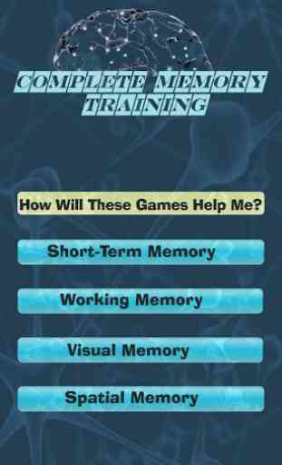 Complete Memory Training Game 1