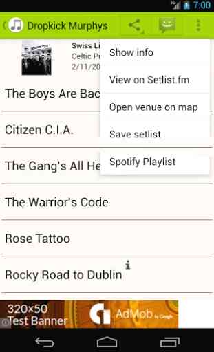 Concert Setlists 3