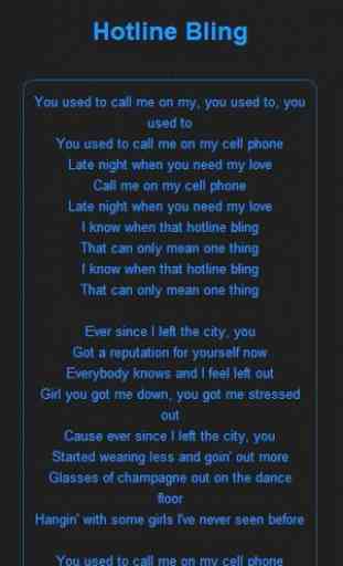 Drake music lyrics 3