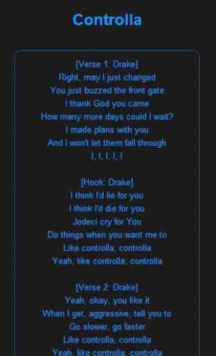 Drake music lyrics 4
