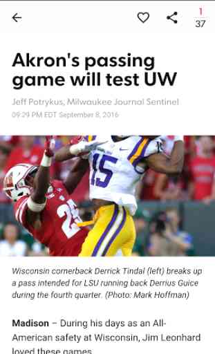 Journal Sentinel Badgers XTRA 2