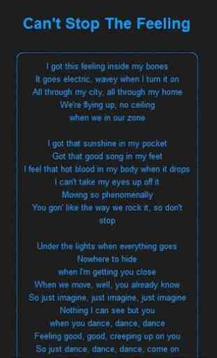 Justin Timberlake Mucis Lyrics 1