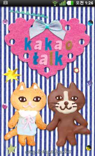 KakaoTalk Cookie Cat Theme 1