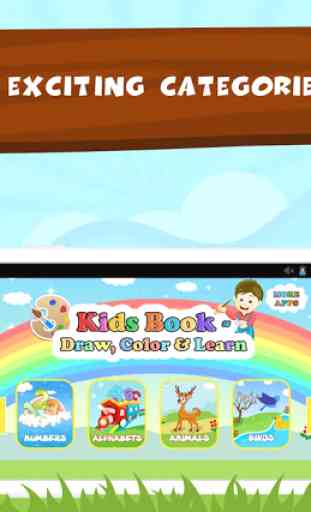 Kids Book- Draw, Color & Learn 1