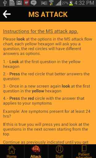 Multiple Sclerosis Attack App 2