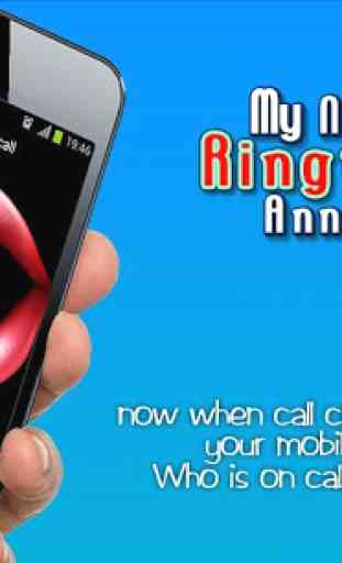 My Name Ringtone Announce 3