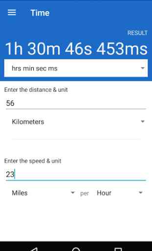 Speed Distance Time Calculator 3