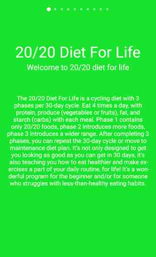20/20 Diet For Your Life 1