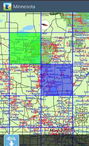 Aqua Map Minnesota Lakes GPS 2