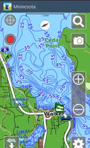 Aqua Map Minnesota Lakes GPS 4