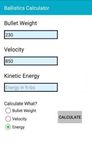 Ballistics Calculator 4