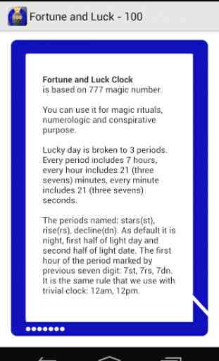 Fortune and Luck - 100 3