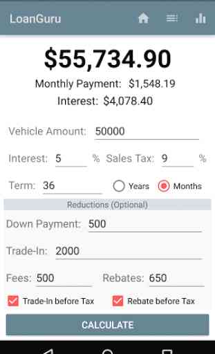 Free Car Loan Calculator 1