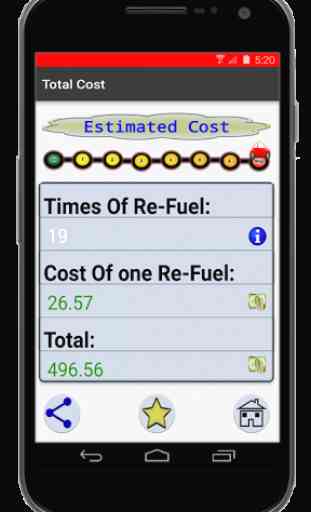 Gas Travel - Calculator 1