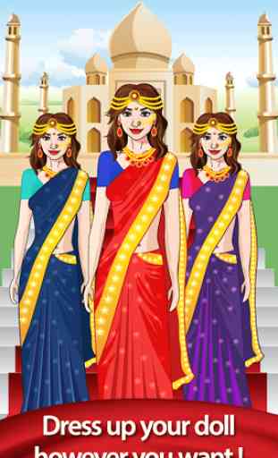 Indian Bride Makeover Dress Up 4