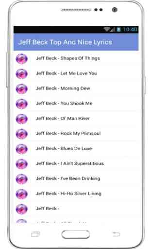 Jeff Beck Lyrics And Hits 1
