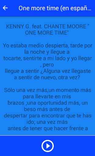 Kenny G Songs One more time 3