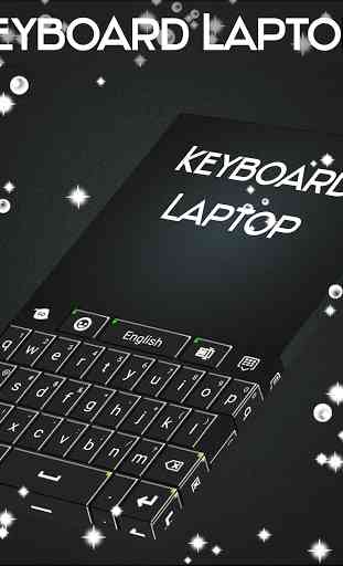 Laptop Keyboard Classic Black 2