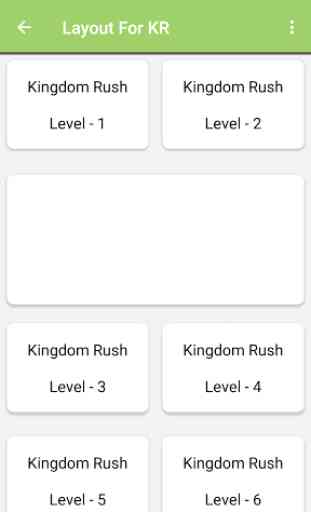 Layout for Kingdom Rush 1