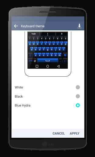 LG G4 V10 Keyboard Blue Hydra 2