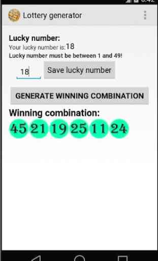 Lottery Generator 1