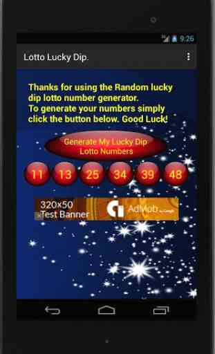 Lottery Number Generator 1