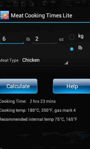 Meat Cooking Times Lite 1