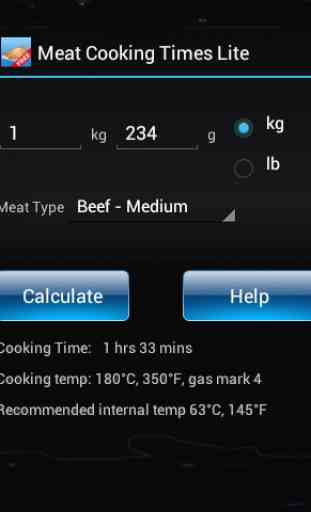 Meat Cooking Times Lite 2