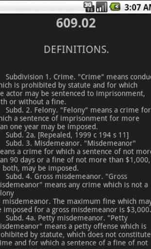 MNLaw Criminal Law 152,609-634 4
