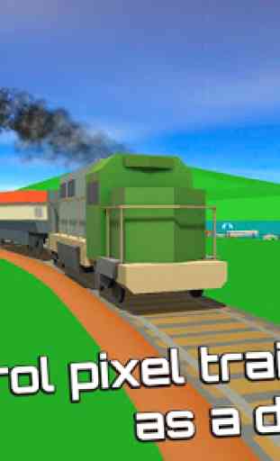 Pixel Train Driving Simulator 1
