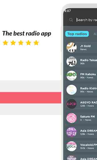 Radio Japan: FM Radio, Live Radio, Free Radio 1