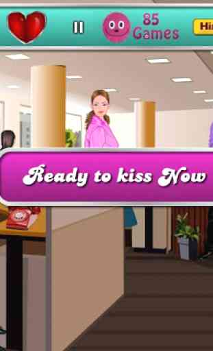Secretary Kissing 2