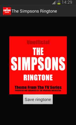 Simpsons Ringtone Unofficial 1