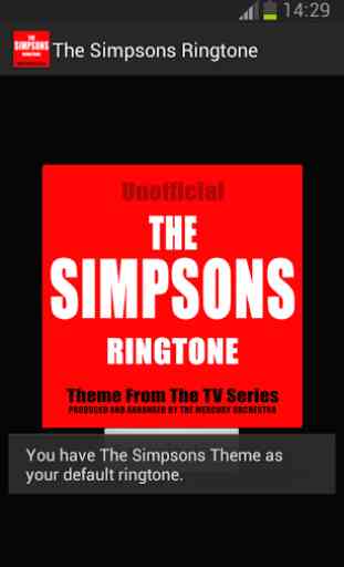 Simpsons Ringtone Unofficial 2