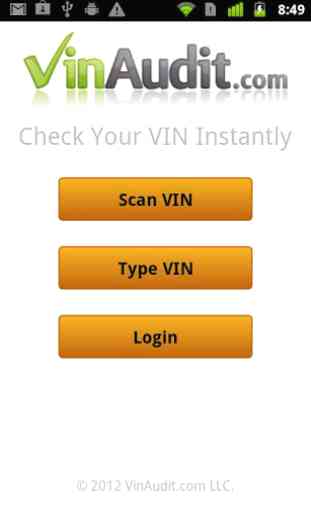 VinAudit.com VIN Scanner 1