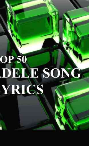 Adele 50 Top Song Lyrics 4