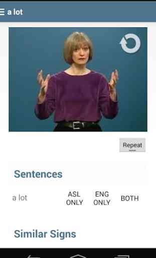 ASL Dictionary, NTID: Modified 3