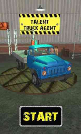 Cargo Transport Truck Agent 3D 4