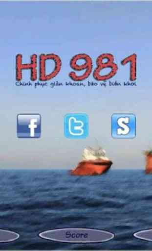 Destroy HD981 oil rig 1
