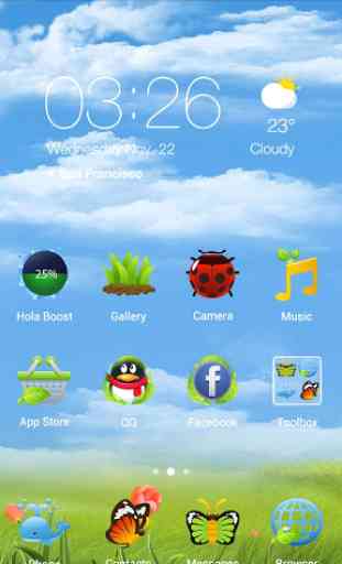 Earth Day Hola Launcher Theme 1